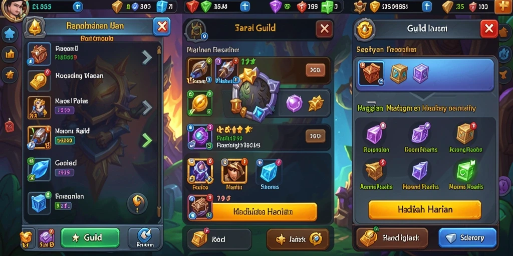 Tampilkan gameplay seru dengan karakter unik.