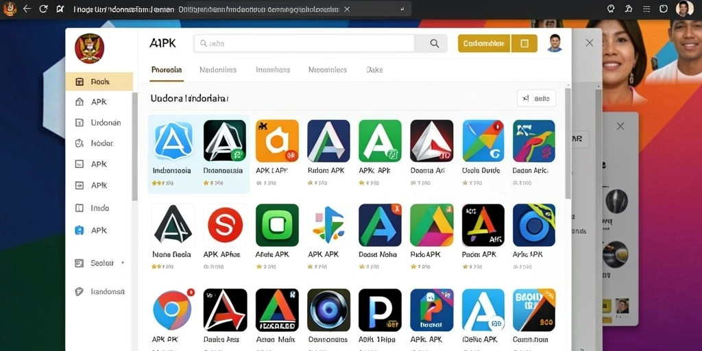 Tampilan menu utama yang menarik dan intuitif.