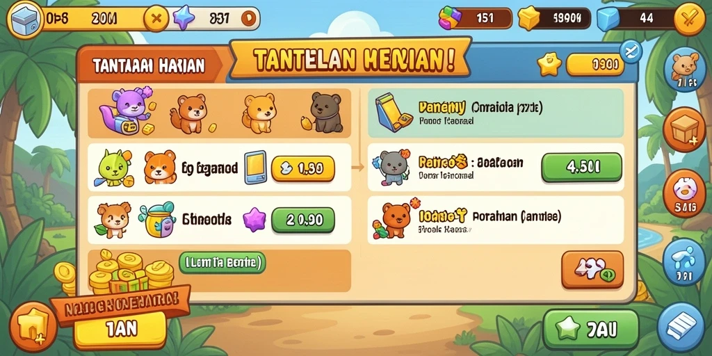 Tampilan antarmuka yang menarik dan intuitif.