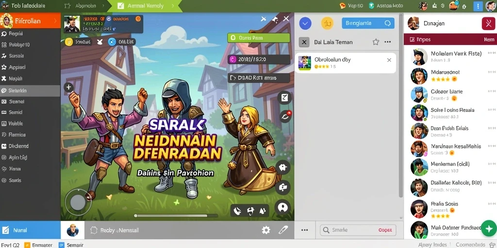 Tampilan awal permainan HUJANTOTO yang menarik.