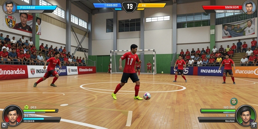 Tampilan antarmuka permainan yang menarik.