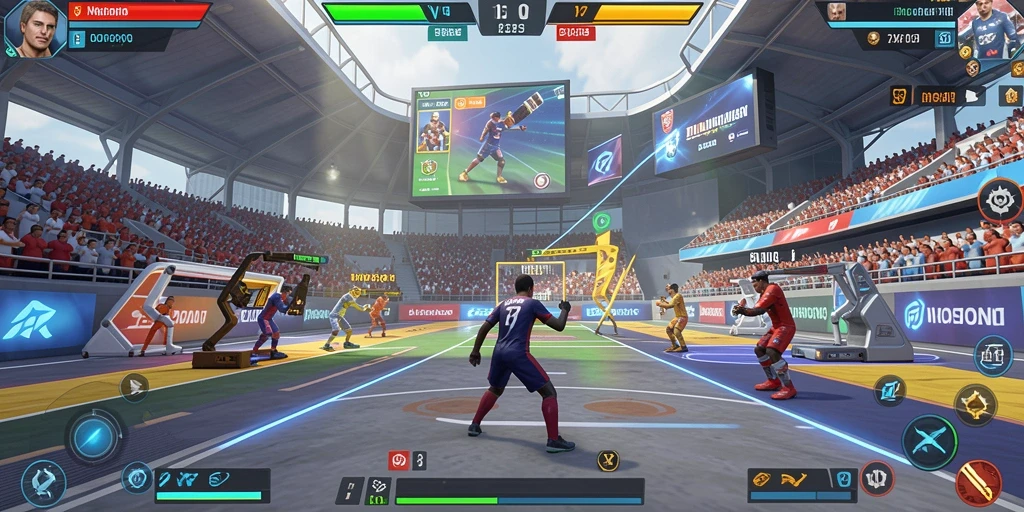 Screenshot permainan dengan grafis yang menawan.