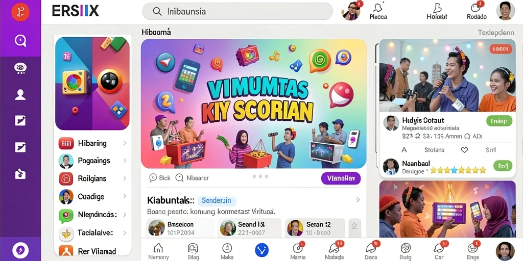 Tampilan antarmuka yang menarik dan mudah dinavigasi.