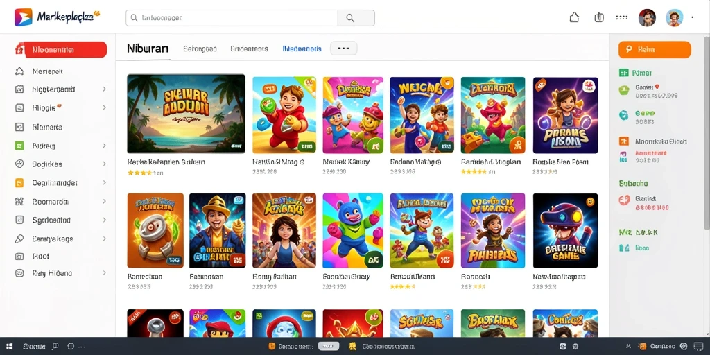 Screenshot menampilkan level dengan grafis yang memukau.