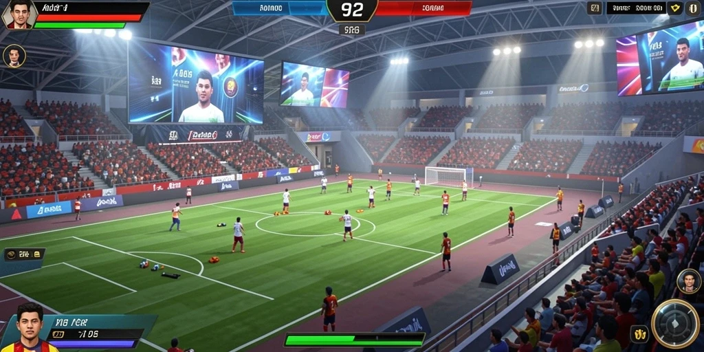 Tampilan awal permainan yang menarik dan interaktif.
